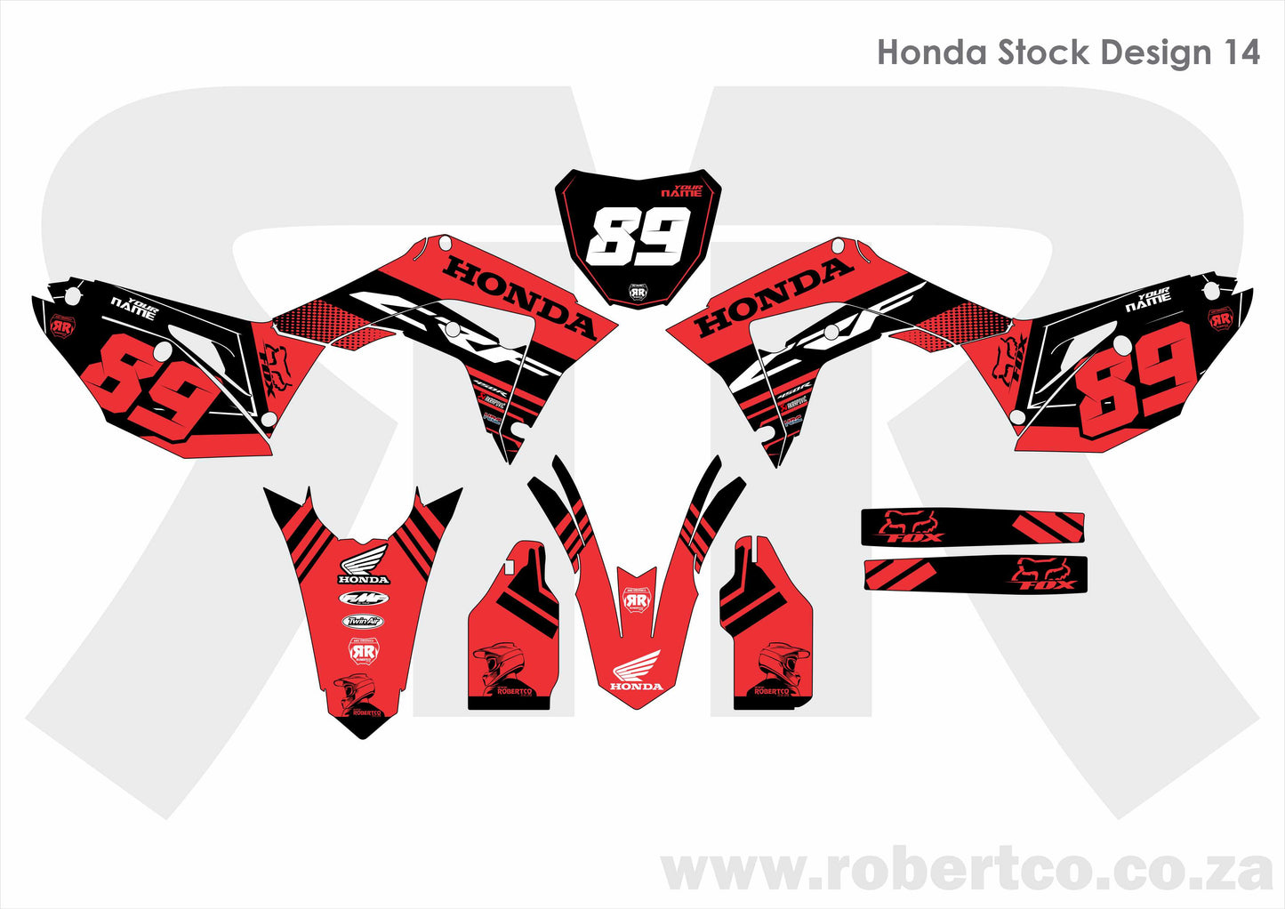 Sticker Kit - Honda 125-450