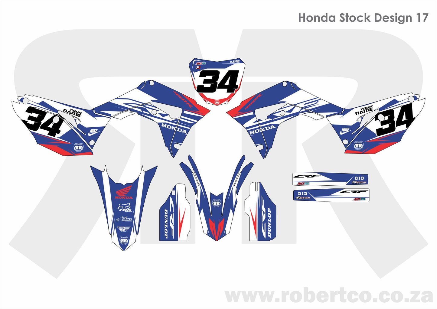 Sticker Kit - Honda 125-450