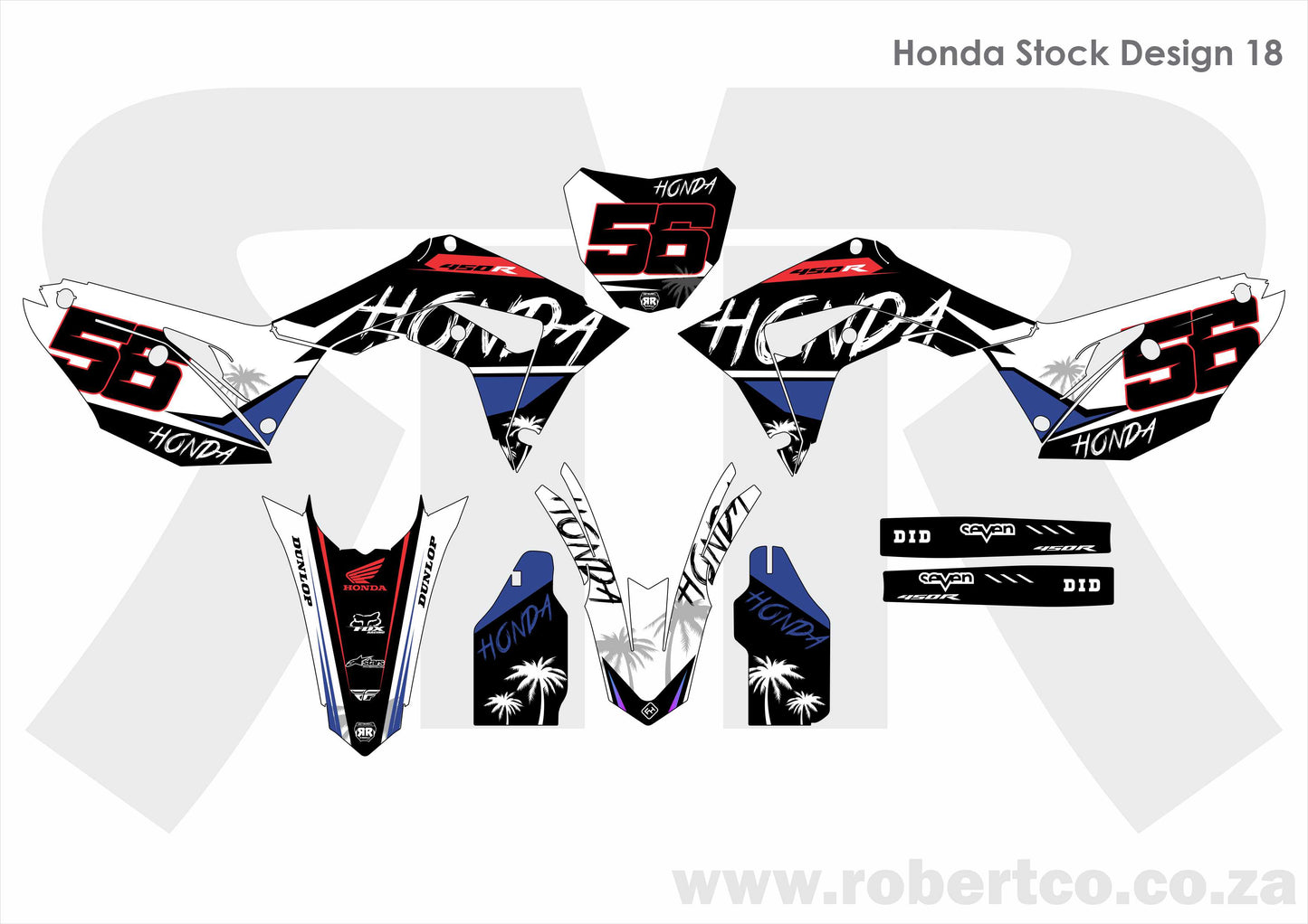 Sticker Kit - Honda 125-450