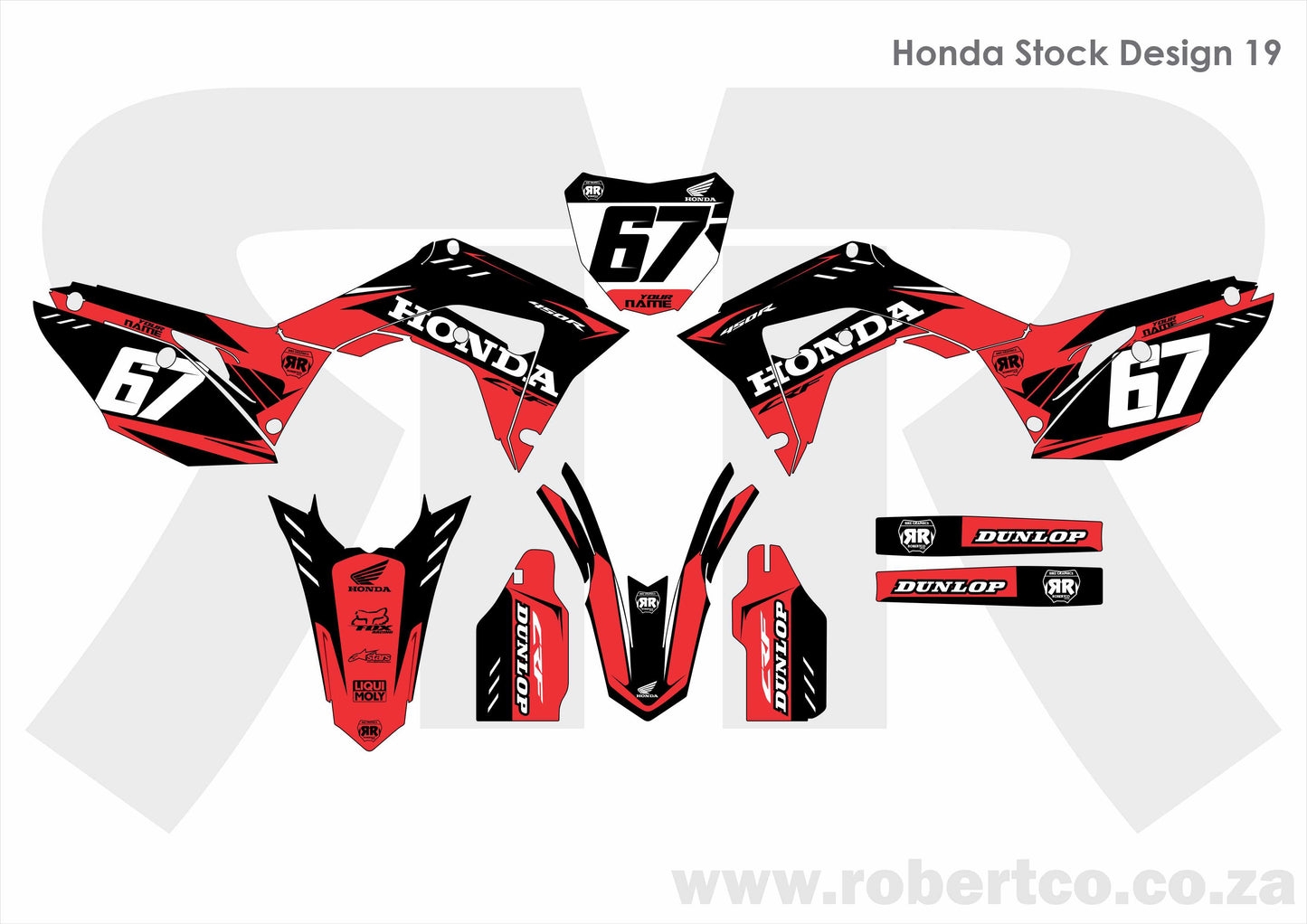 Sticker Kit - Honda 125-450