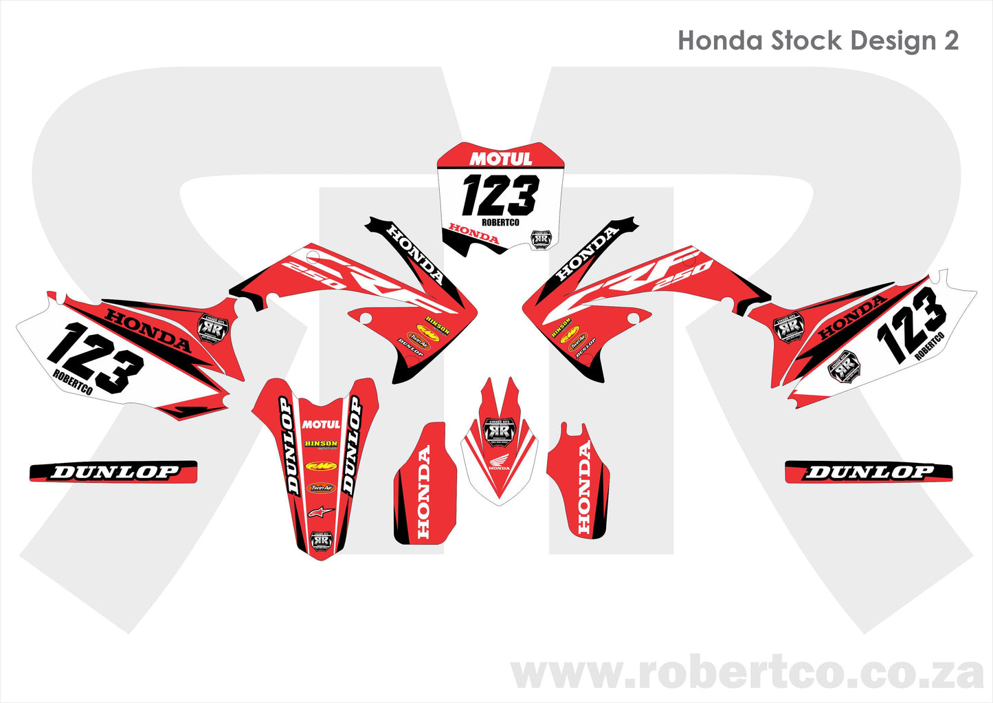 Sticker Kit - Honda 125-450