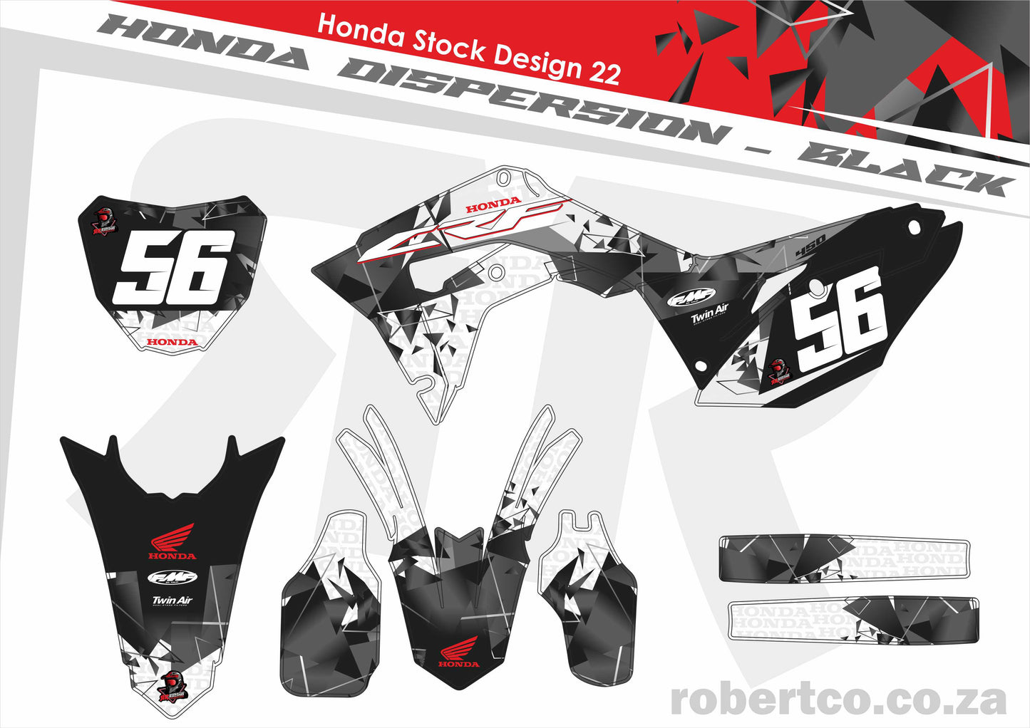 Sticker Kit - Honda 125-450