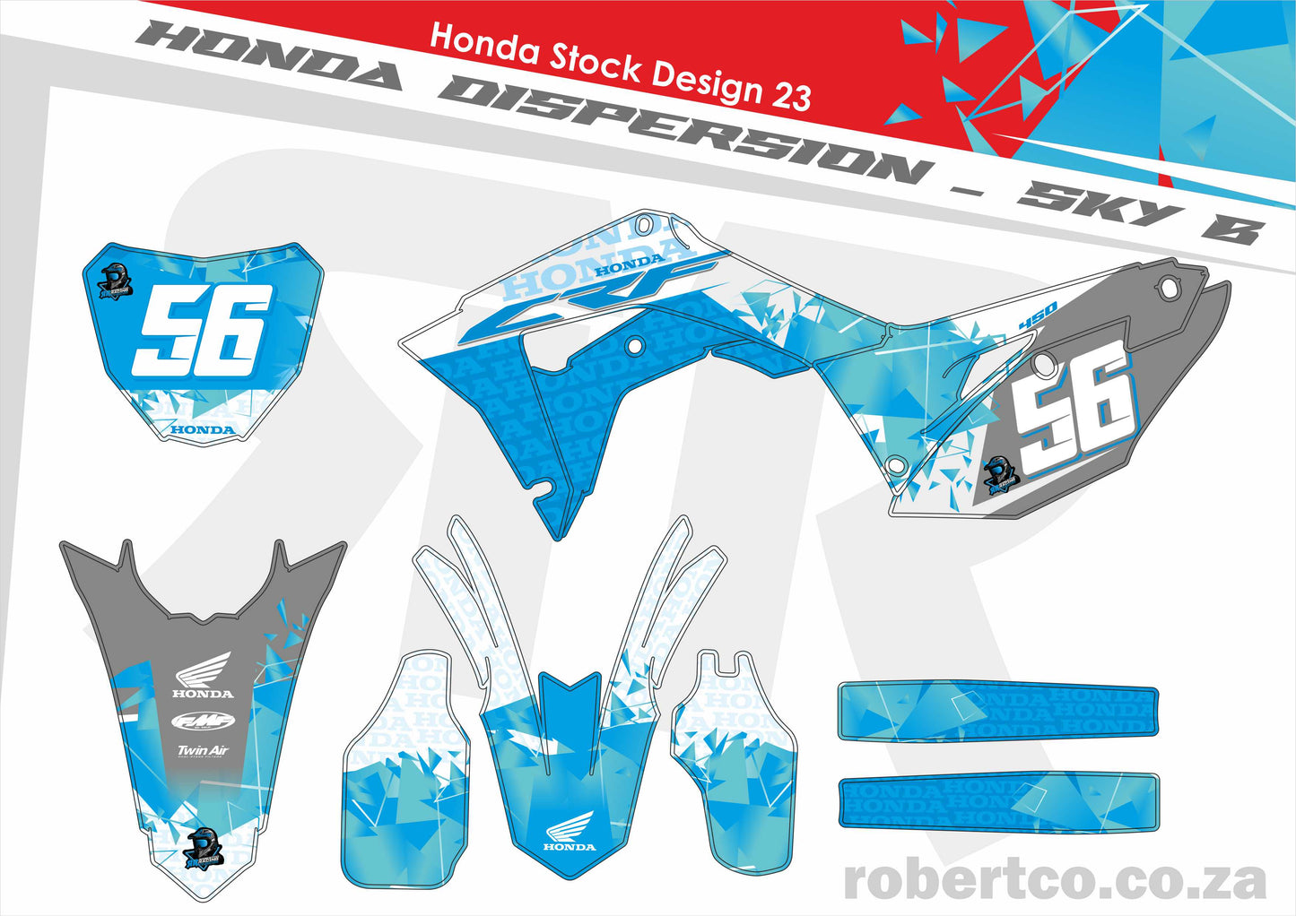 Sticker Kit - Honda 125-450