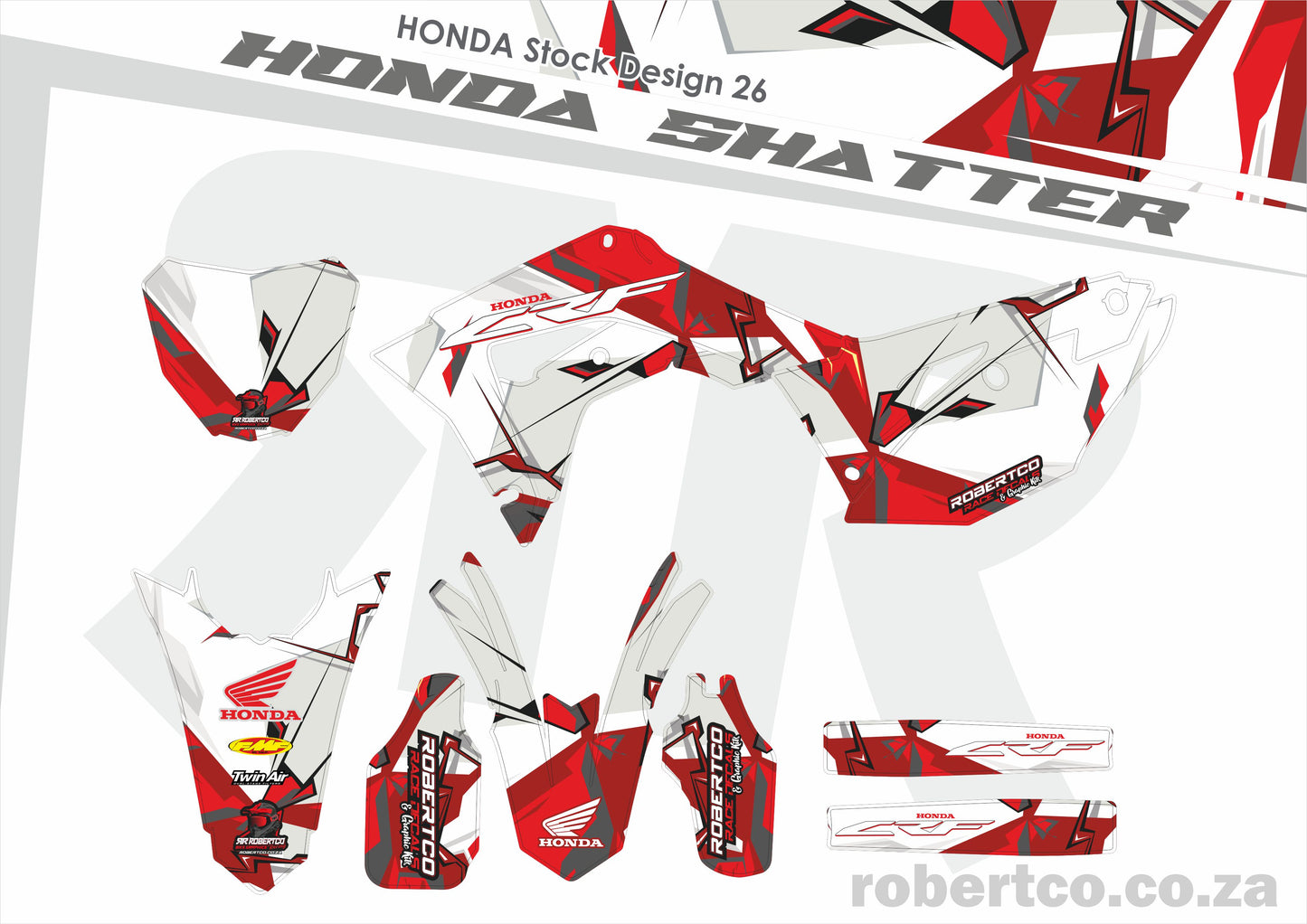 Sticker Kit - Honda 125-450