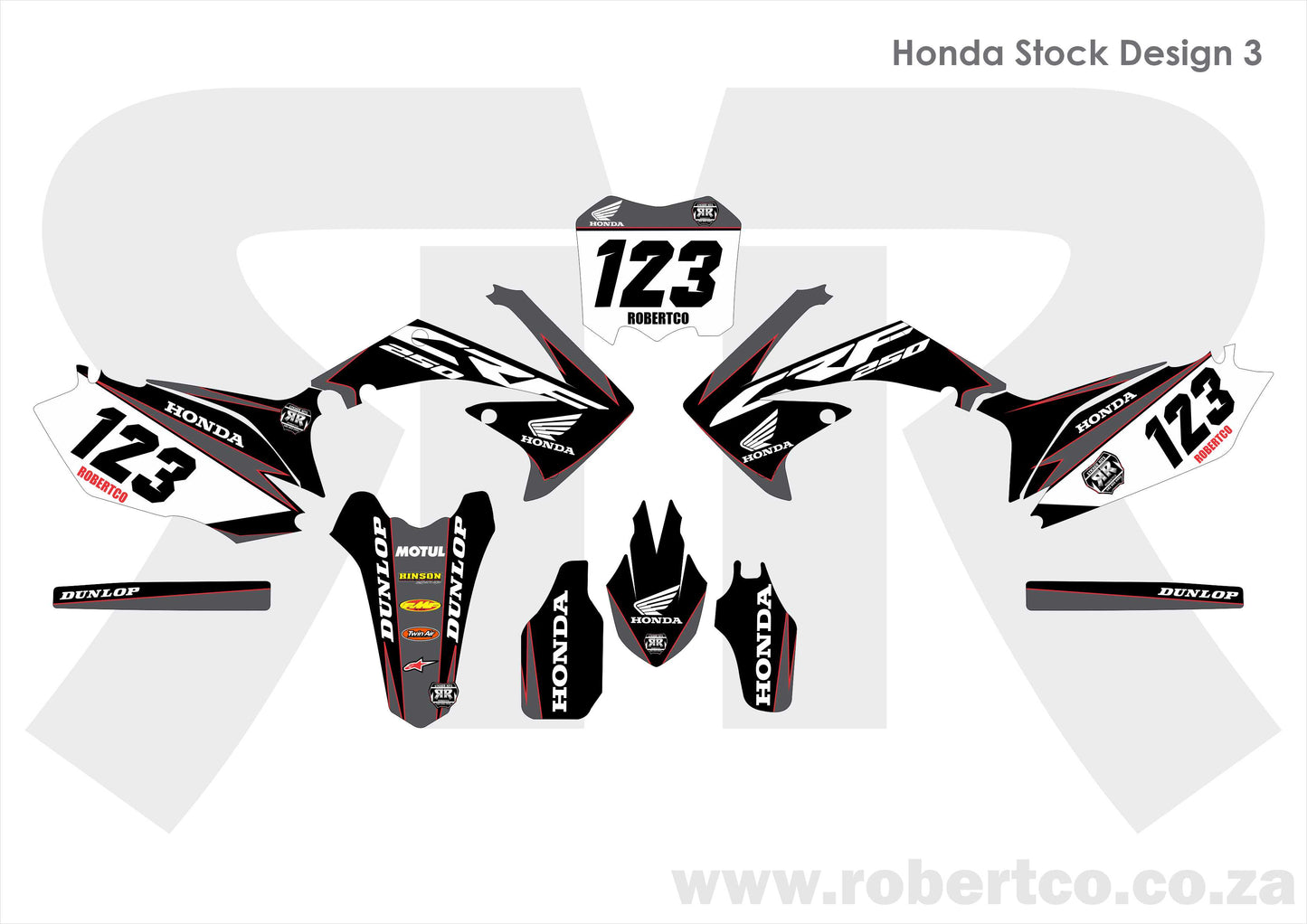 Sticker Kit - Honda 125-450