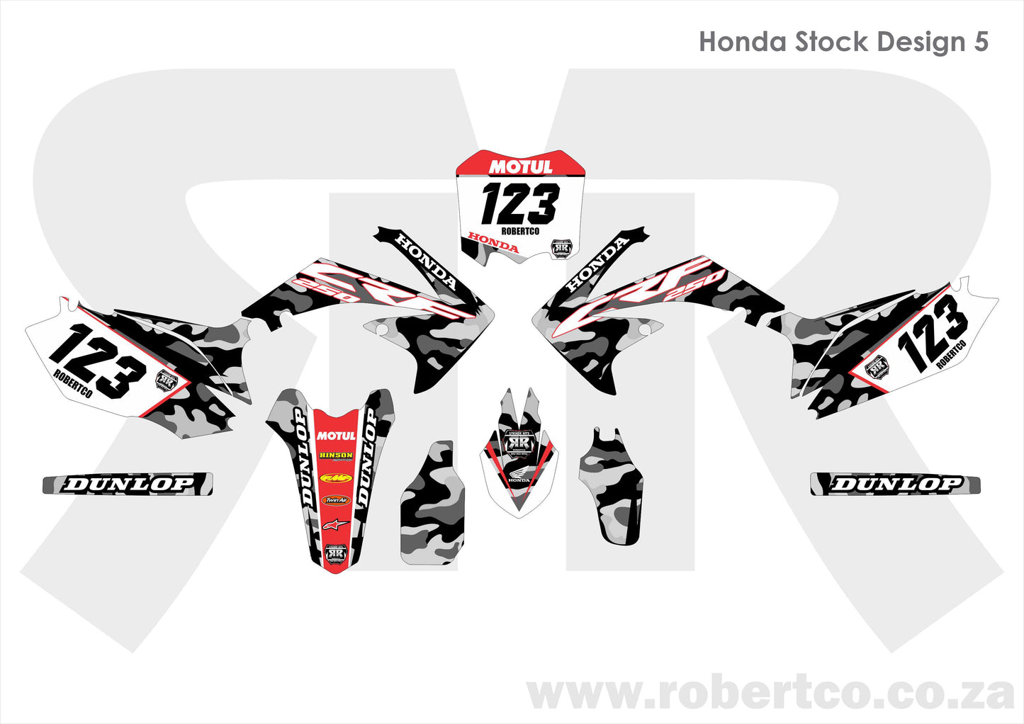 Sticker Kit - Honda 125-450