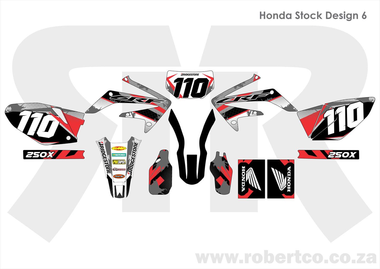 Sticker Kit - Honda 125-450