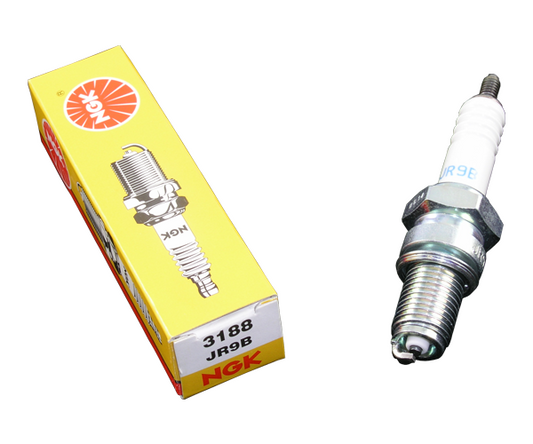 NGK, JR9B, spark plug, motorcycle