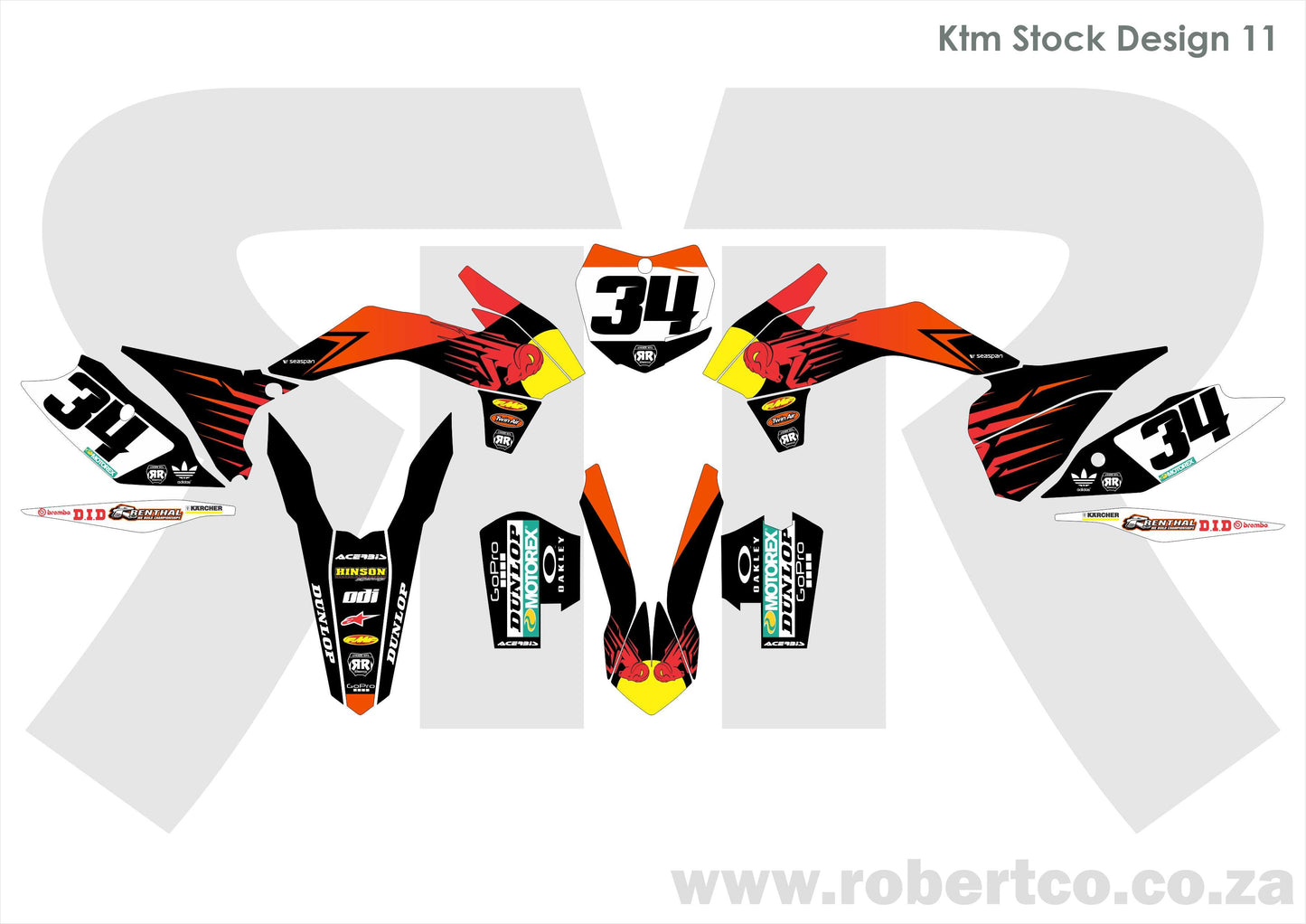 Sticker Kit - KTM 50cc