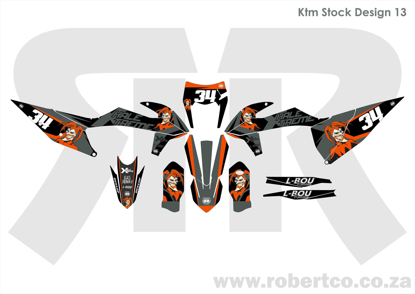 Sticker Kit - KTM 50cc