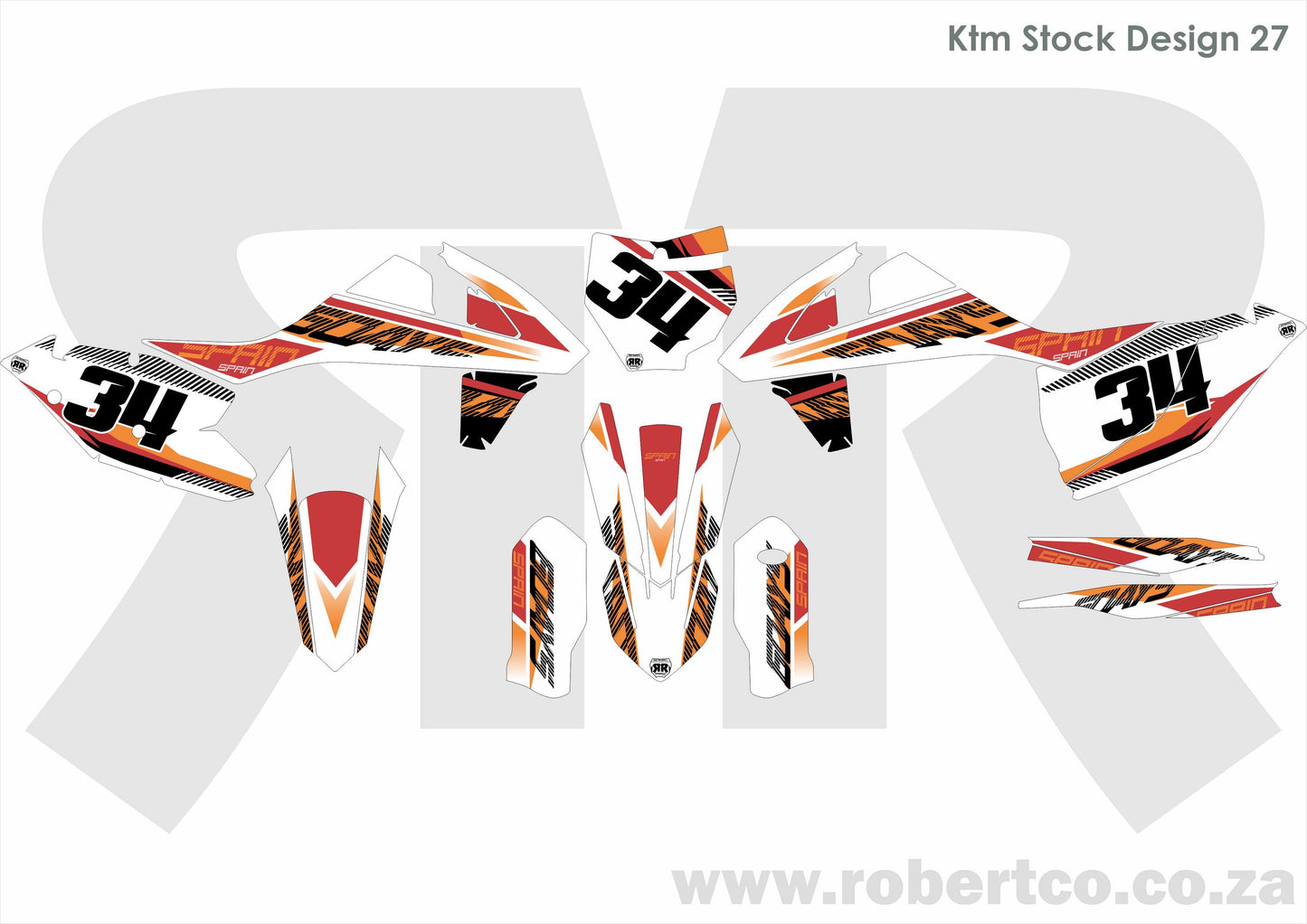 Sticker Kit - KTM 50cc