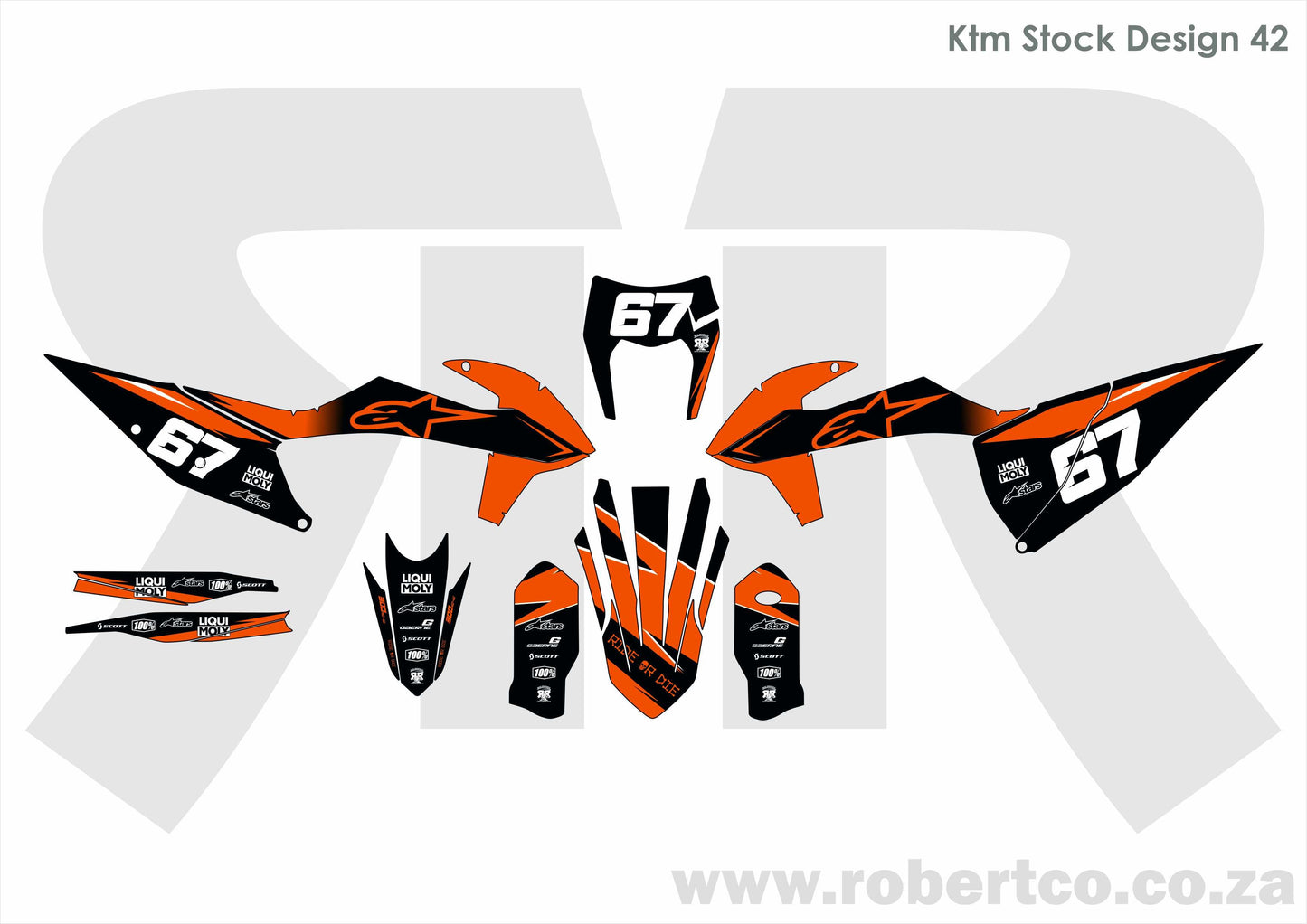 Sticker Kit - KTM 50cc