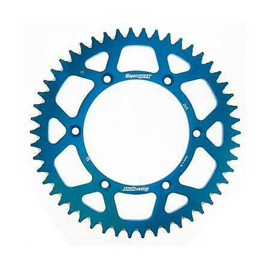 Yamaha, Blue, Aluminium, sprocket, supersprox, rear, motocross, mx, enduro