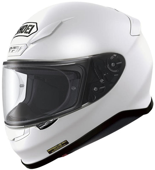 Shoei, helmet, perfromance, superbike, full face, racing, safe, white