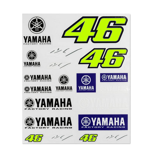 Valentino Rossi, VR46, Yamaha, stickers, official