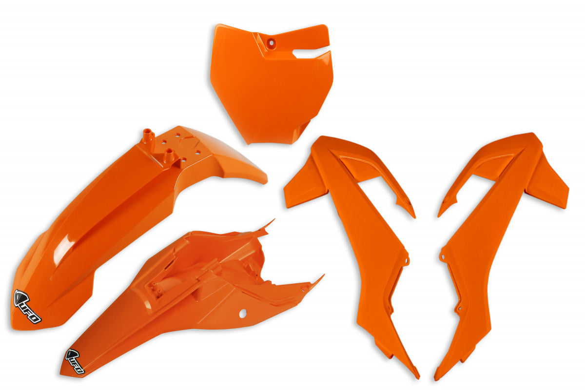 Plastic, kit, UFO, offroad, SX65, SX, KTM, white, black, oem, body, panels, mudguard, side,