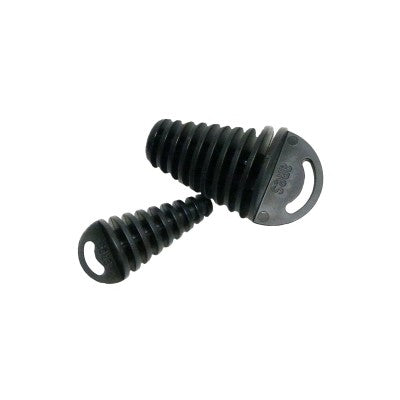 Exhuast, silencer, tip, plug, block, black, 2T, 4T