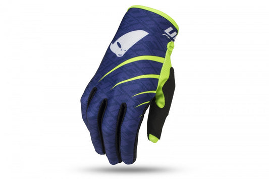 UFO - Skill Indium Gloves - Blue And Neon Yellow