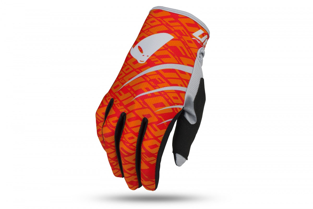 UFO - Skill Indium Gloves - Neon Red