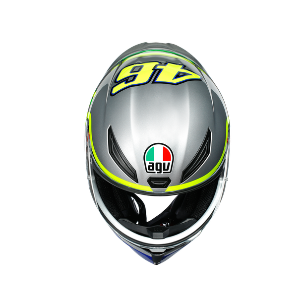 AGV, motorcycle, bike, motorbike, helmet, protection, professional, street, superbike, Motogp, gp, Rossi, 46, Valentino