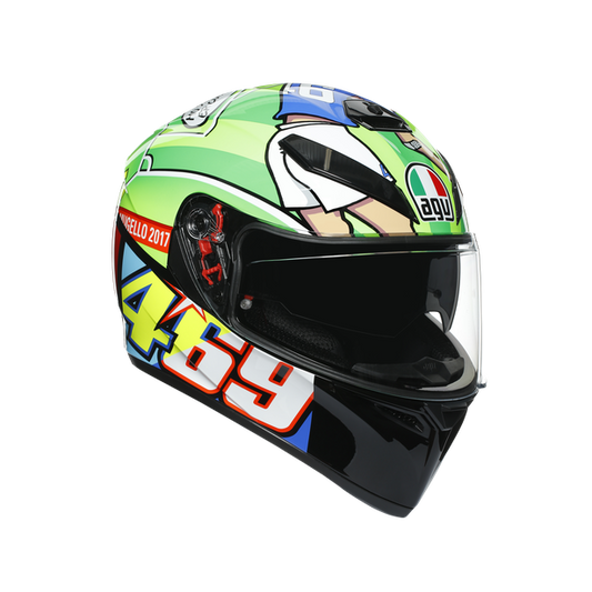 AGV, Helmet, Rossi, 46, superbike, bike, motorcycle, full face, race