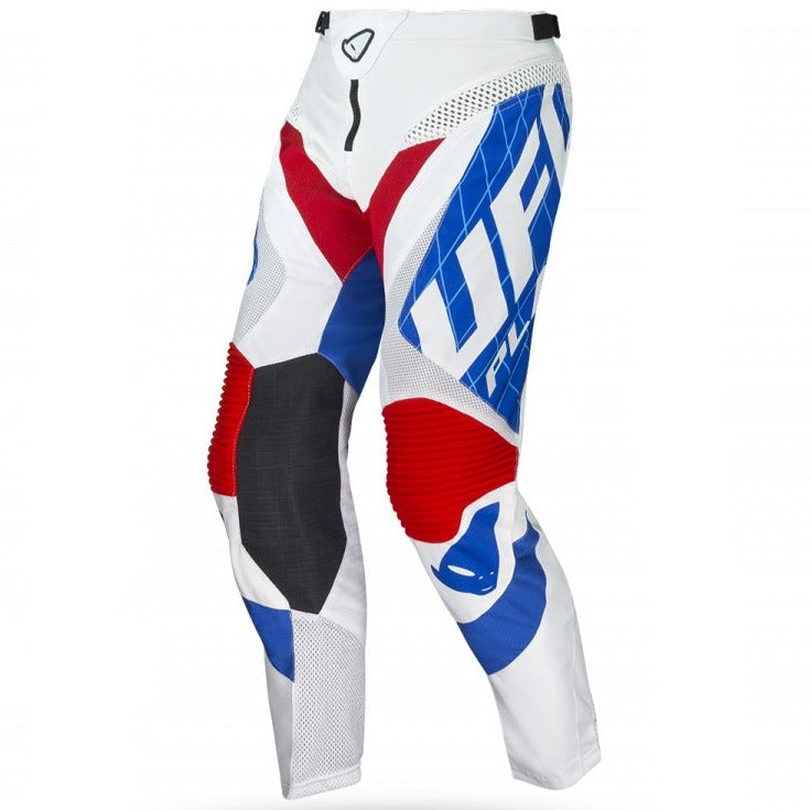 UFO - Motocross Deepspace Pants White And Blue