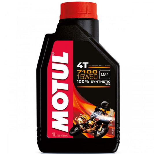 Motul, oil, lubricant, 4T, 4 stroke, motorcycle, performance, 7100