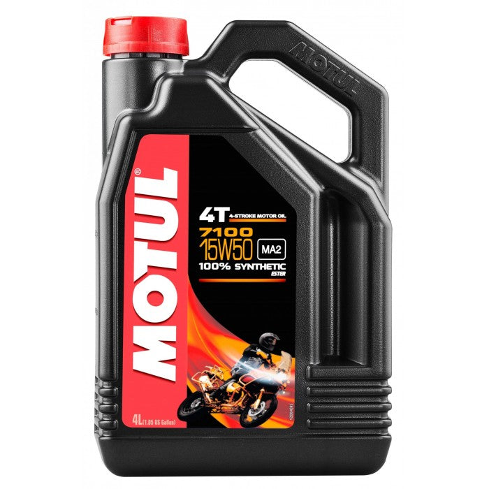 Motul, oil, lubricant, 4T, 4 stroke, motorcycle, performance, 7100