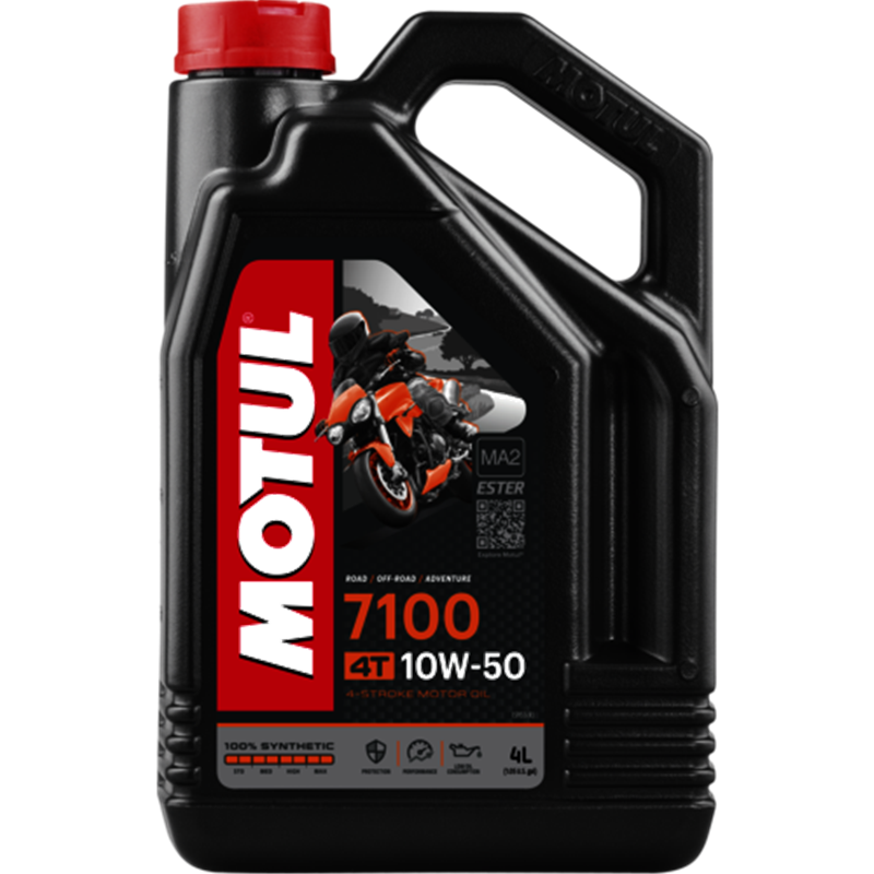 Motul, oil, lubricant, 4T, 4 stroke, motorcycle, performance, 7100