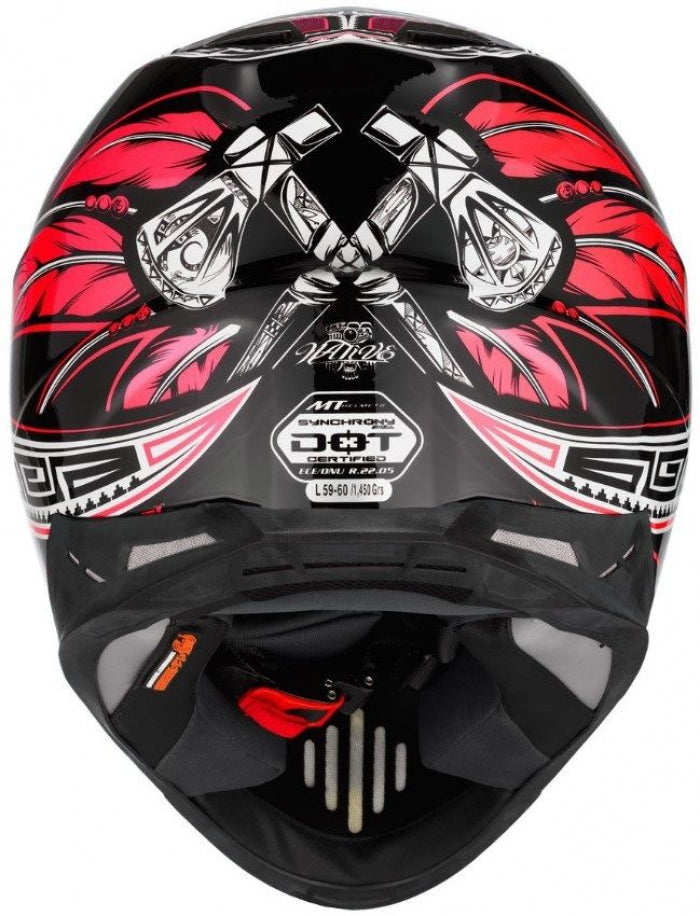 Helmet, motocross, red, MT, Enduro, offroad