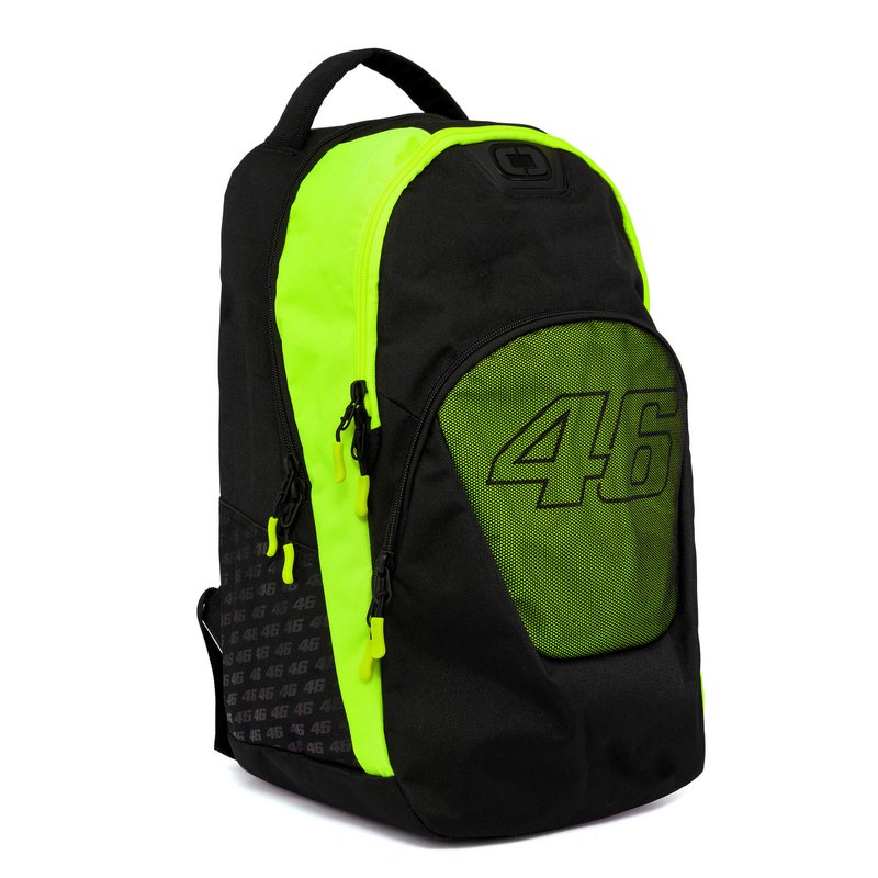 Bag, backpack, kit, travel, VR46, Rossi, 46, yellow